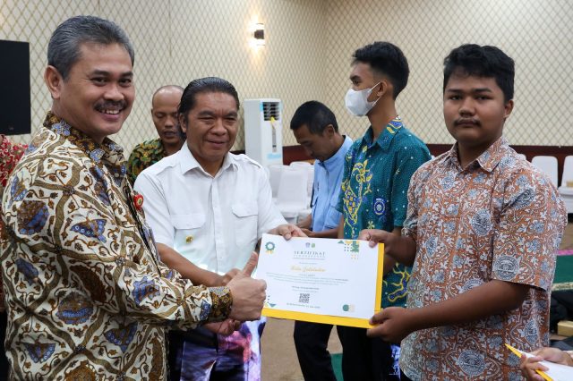 Focus Group Discussion (FGD) dan Launching Generasi Pelajar Antikorupsi yang mengusung tema 'Membangun kesadaran dan Partisipasi Pelajar dalam Pencegahan Korupsi di Provinsi Banten', di Aula Lantai 3 Inspektorat Provinsi Banten, KP3B Curug, Kota Serang, Provinsi Banten, Kamis (2/3/2023).