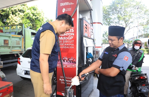 SPBU Di Jalur Mudik Kota Tangerang Diuji Tera | BantenNews.co.id ...