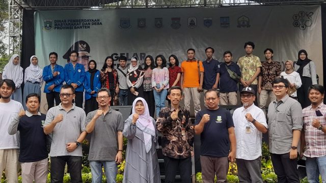 Pera peraih juara kegiatan Teknologi Tepat Guna (TTG) XVII Tingkat Provinsi Banten Tahun 2023 di Kampus Institut Teknologi Indonesia Jl. Raya Puspitek, Kota Tangerang Selatan resmi ditutup, Sabtu (13/5/2023).