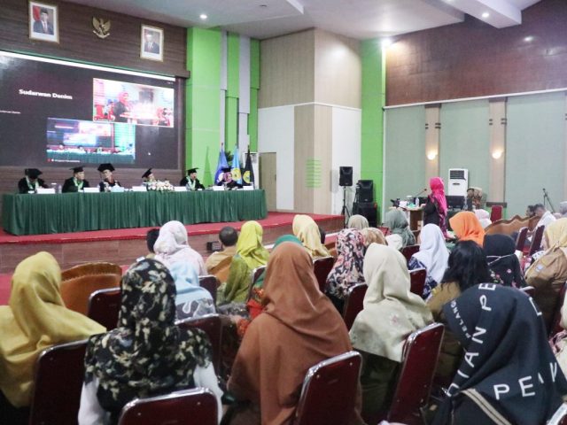 Sidang Terbuka (Promosi) Doktor yang diselenggarakan selama dua hari pada 26-27 Juni 2023 di Auditorium Gedung B, Kampus Untirta Pakupatan.