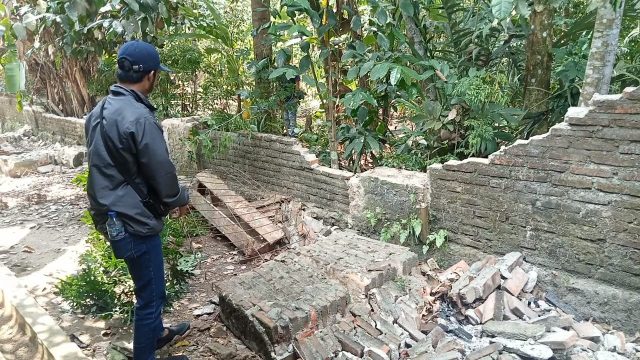 Lokasi siswa tertimpa tembok pagar sekolah di Lebak.