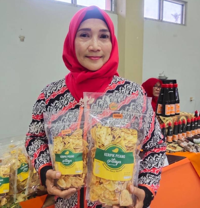 Warga Kota Tangerang Ini Sukses Olah Keripik Pisang Aneka Rasa Dengan