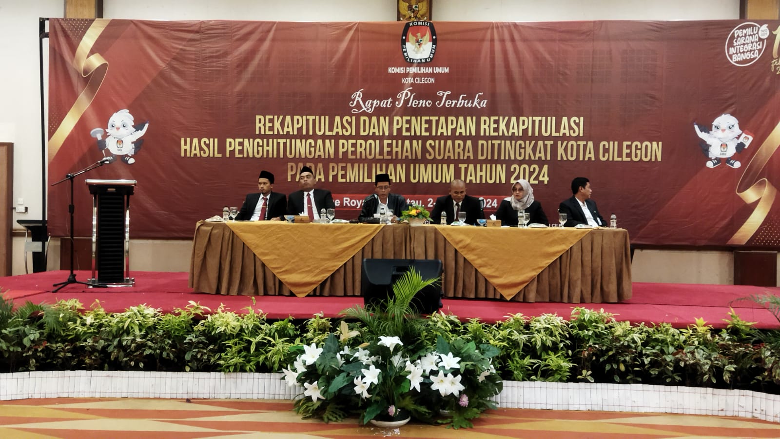 Rekapitulasi Pemilu 2024 di Tingkat Kota Cilegon Baru 45 Persen ...